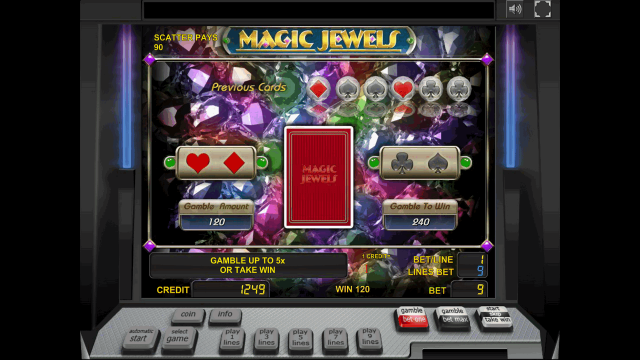 Игровой интерфейс Magic Jewels 3