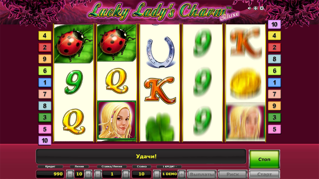 Бонусная игра Lucky Lady's Charm Deluxe 3