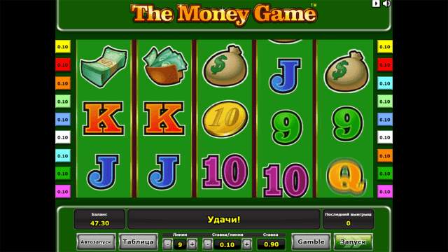 Бонусная игра The Money Game 6