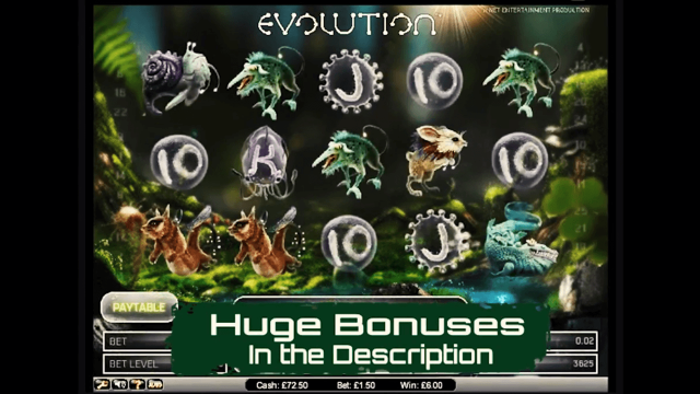 Бонусная игра Evolution 1