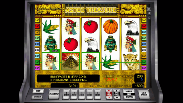 Игровой интерфейс Aztec Treasure 10