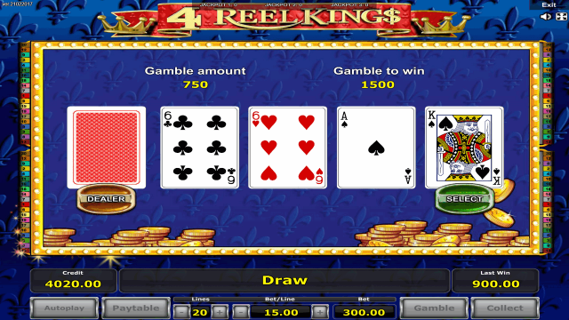 Бонусная игра 4 Reel Kings 6
